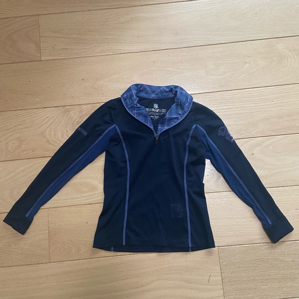 ROMFH girls equestrian long sleeve sun shirt